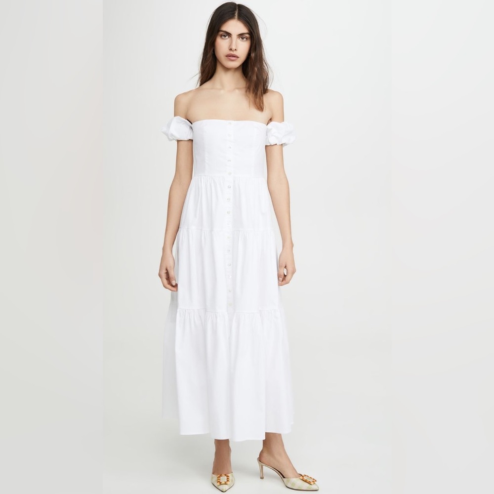 Staud Elio Dress - White Size 12